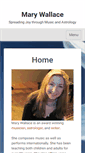 Mobile Screenshot of marywallace.net